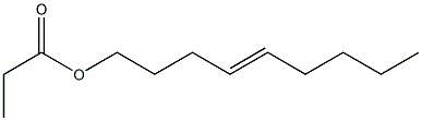 Propionic acid 4-nonenyl ester Struktur