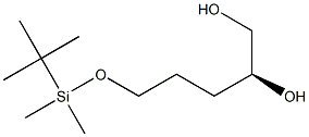 (2S)-5-[(tert-Butyldimethylsilyl)oxy]pentane-1,2-diol Struktur