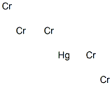 Pentachromium mercury Struktur