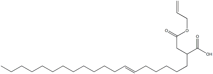 2-(6-Nonadecenyl)succinic acid 1-hydrogen 4-allyl ester Struktur