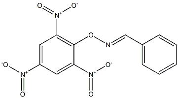 Benzaldehyde O-(2,4,6-trinitrophenyl)oxime Struktur