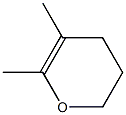 2,3-Dimethyl-5,6-dihydro-4H-pyran Struktur