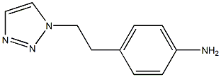 4-[2-(1H-1,2,3-Triazol-1-yl)ethyl]aniline Struktur