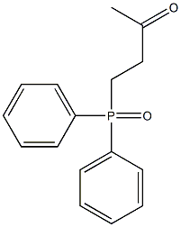 4-(Diphenylphosphinyl)-2-butanone Struktur