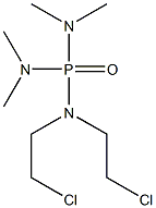 [Bis(2-chloroethyl)amino]bis(dimethylamino)phosphine oxide Struktur