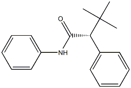 [R,(-)]-3,3-Dimethyl-2,N-diphenylbutyramide Struktur