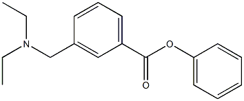 3-[(Diethylamino)methyl]benzoic acid phenyl ester Struktur