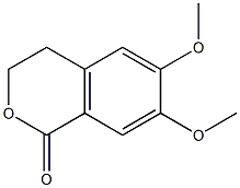 6,7-Dimethoxyisochroman-1-one Struktur