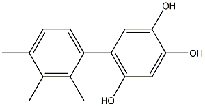 5-(2,3,4-Trimethylphenyl)benzene-1,2,4-triol Struktur