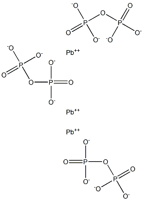 Trilead diphosphate Struktur