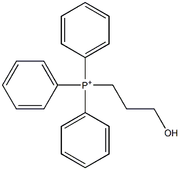 (3-Hydroxypropyl)triphenylphosphonium Struktur