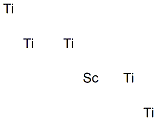 Pentatitanium scandium Struktur