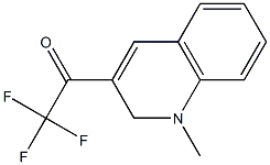 1-Methyl-3-(trifluoroacetyl)-1,2-dihydroquinoline Struktur