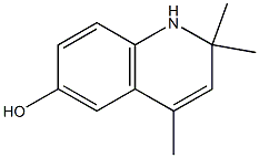 2,2,4-Trimethyl-1,2-dihydroquinoline-6-ol Struktur