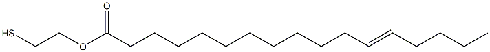 12-Heptadecenoic acid 2-mercaptoethyl ester Struktur