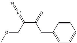 3-Diazo-4-methoxy-1-phenyl-2-butanone Struktur