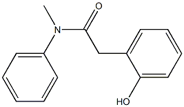 2-(2-Hydroxyphenyl)-N-methyl-N-phenylacetamide Struktur