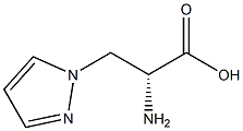 3-(1H-Pyrazole-1-yl)-D-alanine Struktur