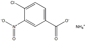 4-Chloro-3-nitrobenzoic acid ammonium salt Struktur