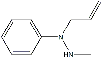 1-Phenyl-1-allyl-2-methylhydrazine Struktur