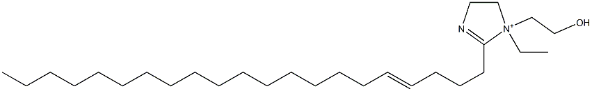 1-Ethyl-2-(4-henicosenyl)-1-(2-hydroxyethyl)-2-imidazoline-1-ium Struktur