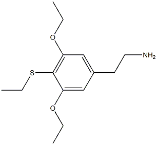 3,5-Diethoxy-4-ethylthiophenethylamine Struktur