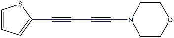 1-Morpholino-4-(2-thienyl)-1,3-butadiyne Struktur