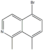 1,8-Dimethyl-5-bromoisoquinoline Struktur