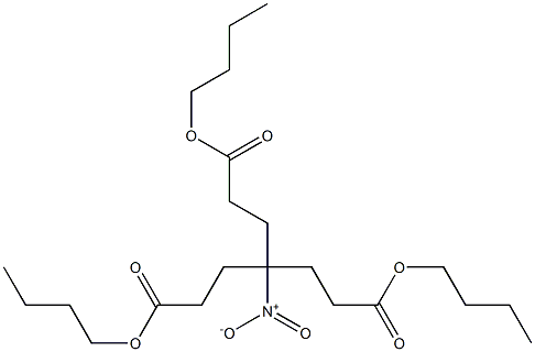 4-[2-(Butoxycarbonyl)ethyl]-4-nitroheptanedioic acid dibutyl ester Struktur