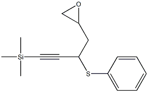 2-[4-(Trimethylsilyl)-2-phenylthio-3-butynyl]oxirane Struktur