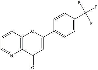 4'-Trifluoromethyl-5-azaflavone Struktur