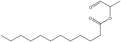 Lauric acid 1-formylethyl ester