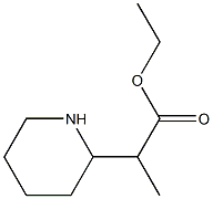 2-(2-Piperidyl)propionic acid ethyl ester Struktur