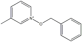 3-Methyl-1-(benzyloxy)pyridin-1-ium Struktur