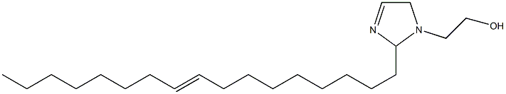 2-(9-Heptadecenyl)-3-imidazoline-1-ethanol Struktur