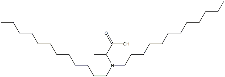 2-(Didodecylamino)propanoic acid Struktur