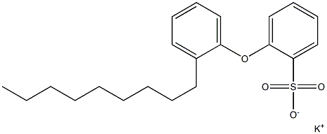 2-(2-Nonylphenoxy)benzenesulfonic acid potassium salt Struktur