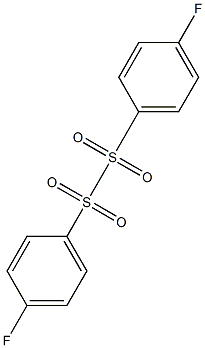 Bis(4-fluorophenyl) disulfon Struktur