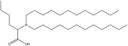 2-(Didodecylamino)hexanoic acid Struktur