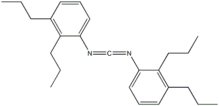 Bis(2,3-dipropylphenyl)carbodiimide Struktur