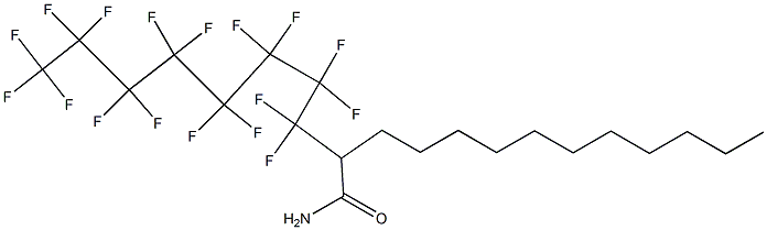 2-(Heptadecafluorooctyl)tridecanamide Struktur