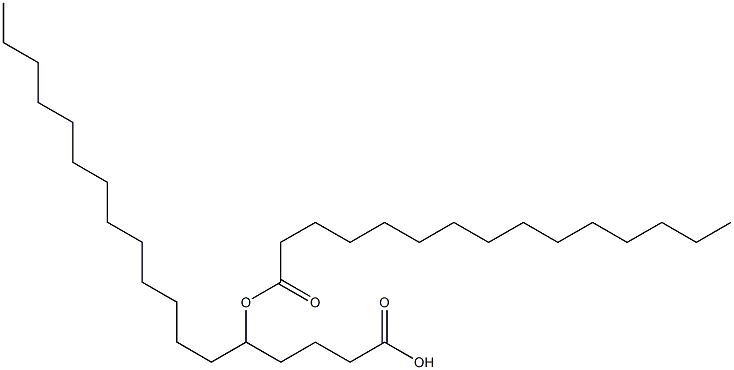 5-Pentadecanoyloxyoctadecanoic acid Struktur