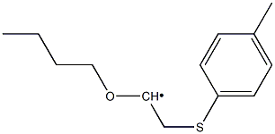 2-[(4-Methylphenyl)thio]-1-butoxyethyl radical Struktur