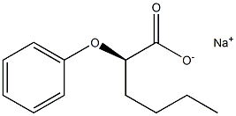 [R,(+)]-2-Phenoxyhexanoic acid sodium salt Struktur