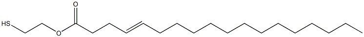 4-Octadecenoic acid 2-mercaptoethyl ester Struktur