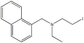 N-(2-Iodoethyl)-N-ethyl-1-naphthalenemethanamine Struktur