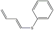 1-(Phenylthio)-1,3-butadiene Struktur