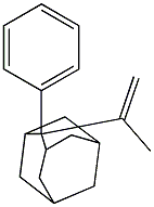 2-Isopropenyl-2-phenyladamantane Struktur