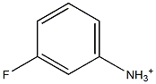 3-Fluorobenzenaminium Struktur