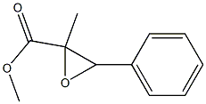 2-Methyl-3-phenyloxirane-2-carboxylic acid methyl ester Struktur